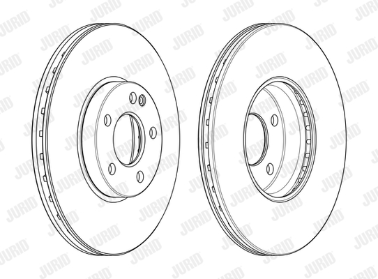 Tarcza hamulcowa JURID 562989JC-1