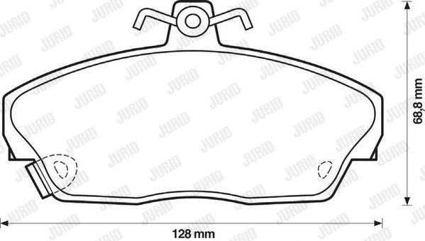 Klocki hamulcowe JURID 571438J