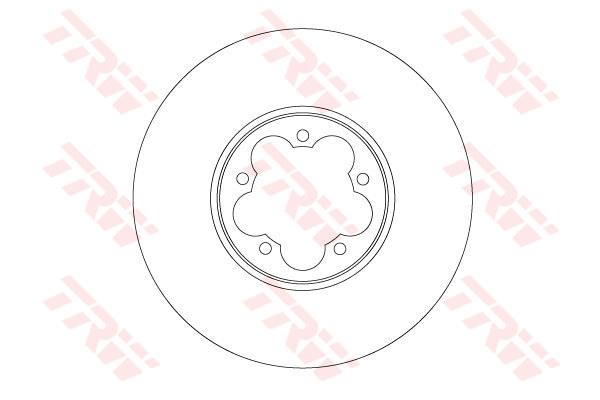 Tarcza hamulcowa TRW DF6921S