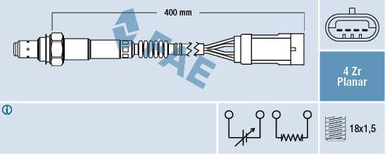 Sonda lambda FAE 77206