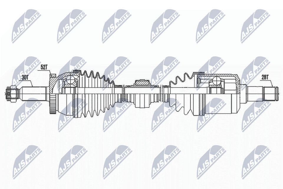 Wał napędowy NTY NPW-HY-595