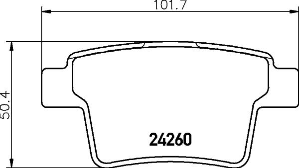 Klocki hamulcowe HELLA 8DB 355 012-171