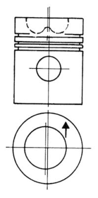 Tłok KOLBENSCHMIDT 93793600
