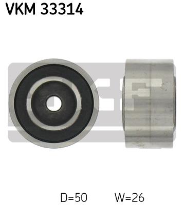 Rolka prowadząca paska osprzętu SKF VKM 33314