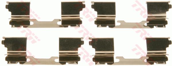 Zestaw akcesoriów montażowych  klocków hamulcowych TRW PFK605