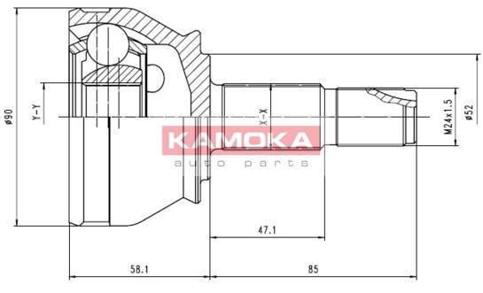 Przegub KAMOKA 7412