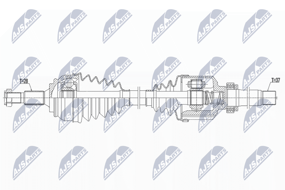 Wał napędowy NTY NPW-PE-089