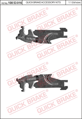 Regulacja szczęk hamulcowych QUICK BRAKE 108 53 016