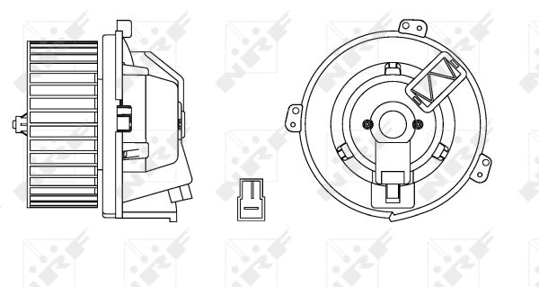 Wentylator wnętrza NRF 34168