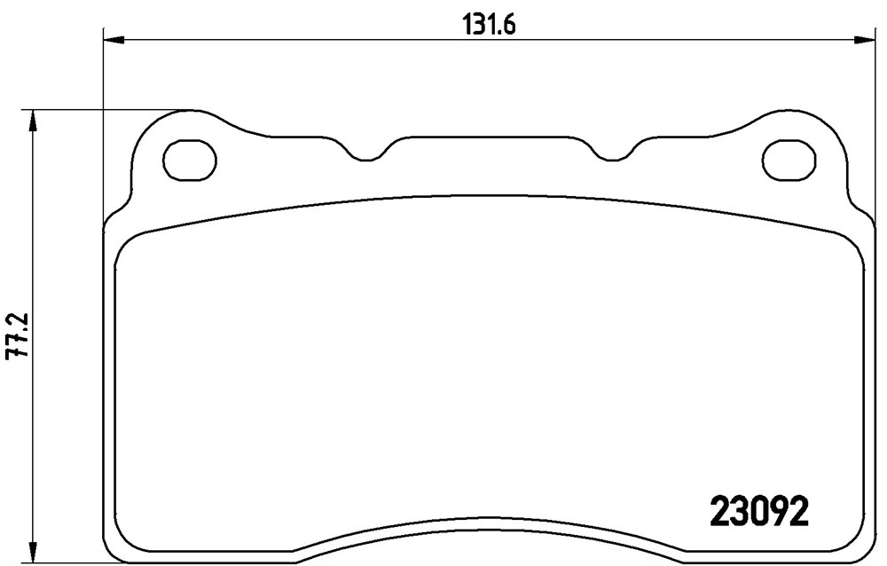 Klocki hamulcowe BREMBO P 54 040