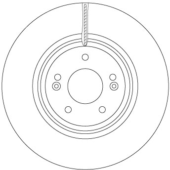 Tarcza hamulcowa TRW DF6958S
