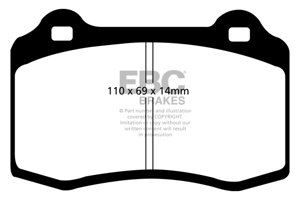 Klocki hamulcowe EBC BRAKES DP41140R