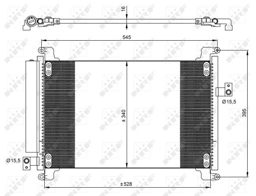 Skraplacz klimatyzacji NRF 35941