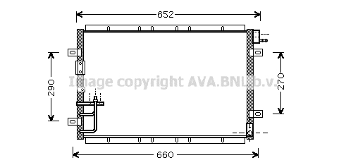 Skraplacz klimatyzacji AVA QUALITY COOLING KA5030