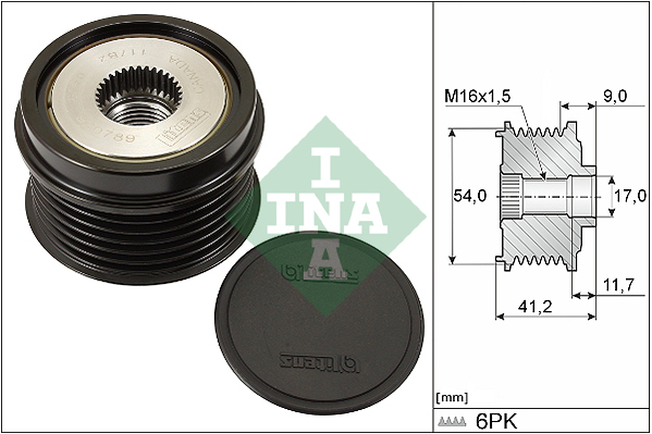 Sprzęgło alternatora INA 535 0192 10