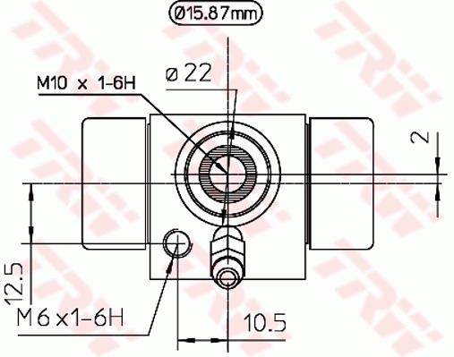 Cylinderek TRW BWB111A