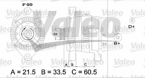 Alternator VALEO 437422