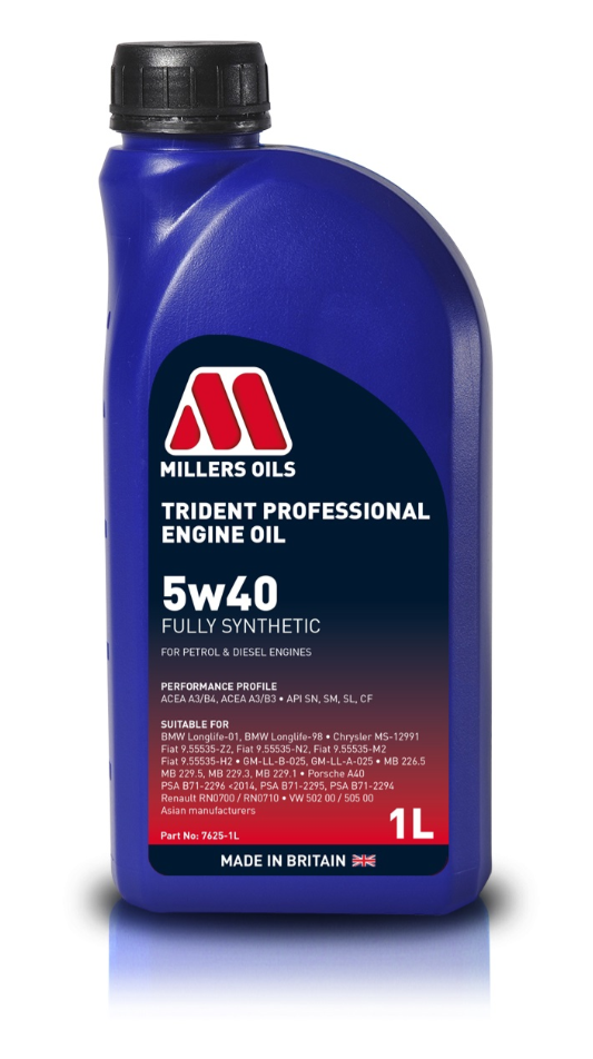 Olej silnikowy Millers Oils Trident Professional 1l 5W40