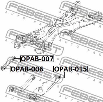 Tuleja wahacza FEBEST OPAB-015