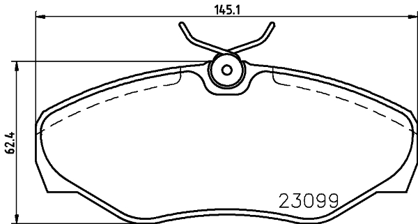 Klocki hamulcowe HELLA 8DB 355 011-091