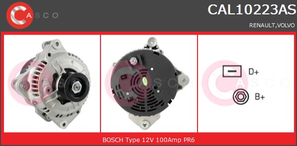 Alternator CASCO CAL10223AS