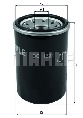 Filtr oleju MAHLE OC 1331