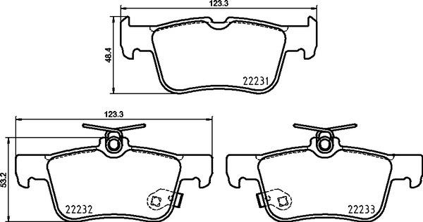 Klocki hamulcowe BREMBO P 24 217