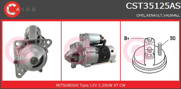 Rozrusznik CASCO CST35125AS