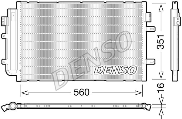 Skraplacz klimatyzacji DENSO DCN12005