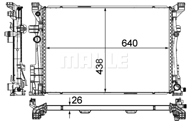 Chłodnica MAHLE CR 2170 000P