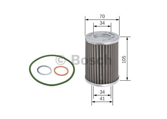 Filtr oleju BOSCH F 026 407 118