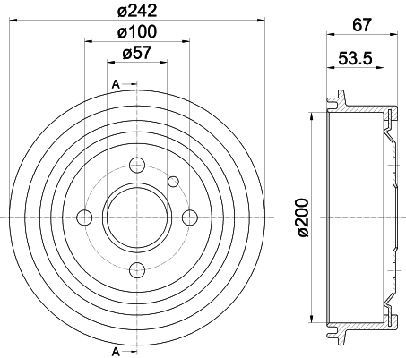 Bęben hamulcowy TEXTAR 94008600