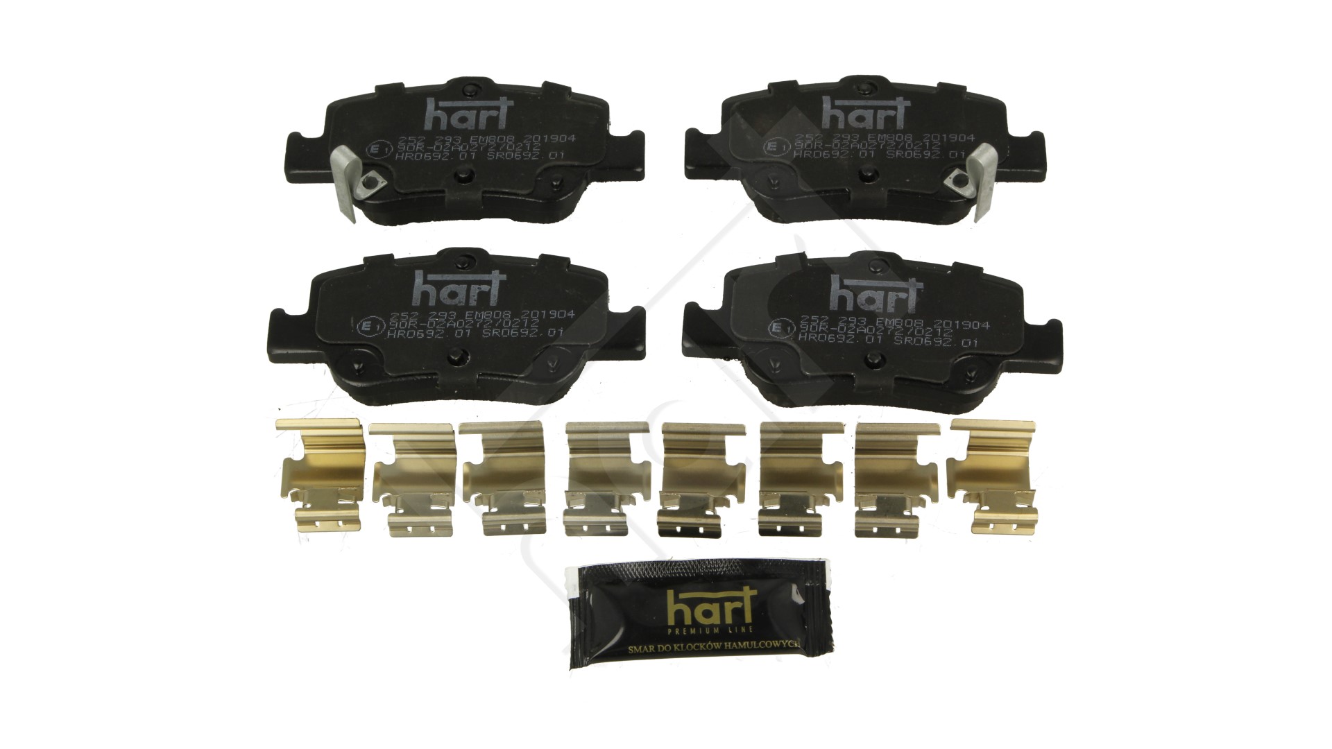 Klocki hamulcowe HART 252 293