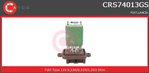 Opornik wentylatora CASCO CRS74013GS
