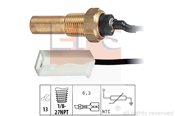 Czujnik temperatury oleju EPS 1.830.250