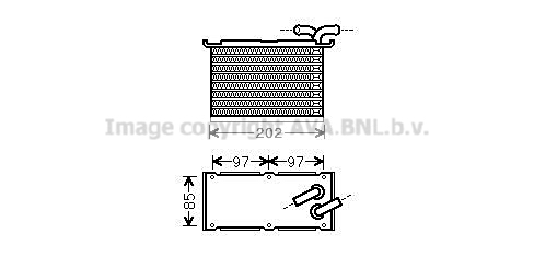 Chłodnica powietrza intercooler AVA QUALITY COOLING VN4397