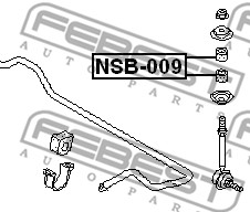 Tuleja wahacza FEBEST NSB-009