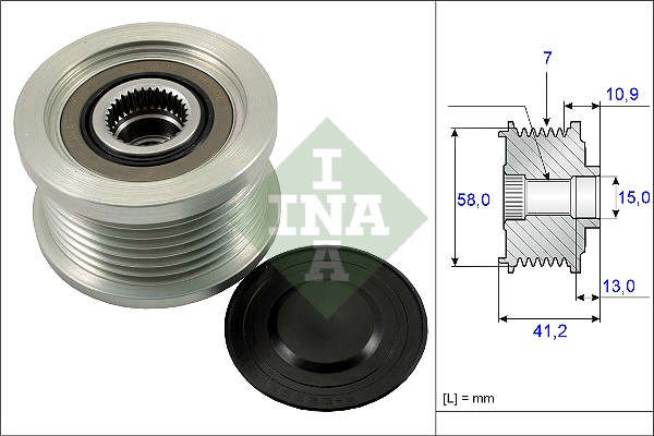 Sprzęgło alternatora INA 535 0173 10