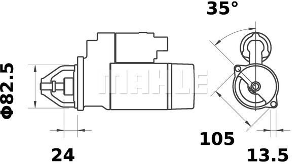 Rozrusznik MAHLE MS 137