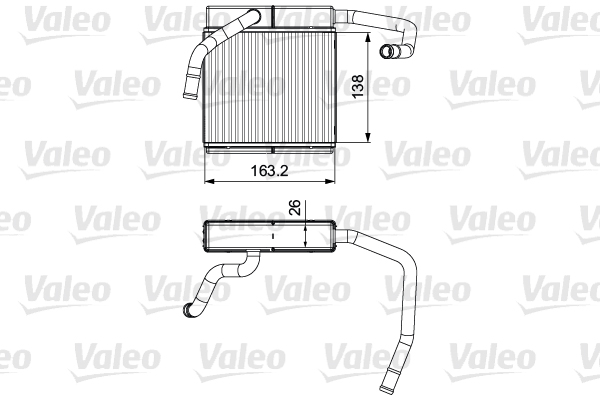 Nagrzewnica VALEO 811552