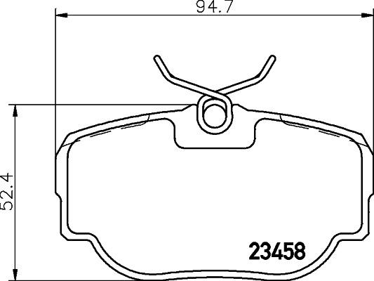 Klocki hamulcowe HELLA 8DB 355 009-541