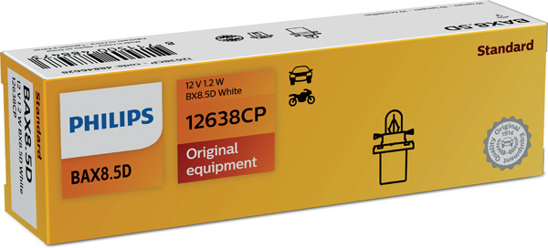 Żarówka oświetlenia przyrządów PHILIPS 12638CP
