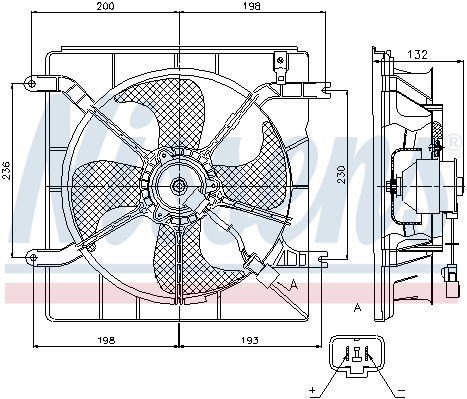 Wentylator NISSENS 85046