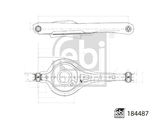 Wahacz, zawieszenie koła FEBI BILSTEIN 184487