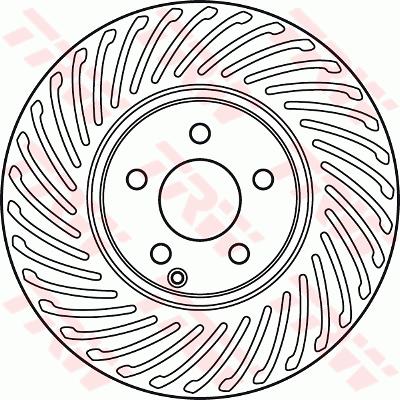 Tarcza hamulcowa TRW DF6012S