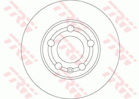 Tarcza hamulcowa TRW DF4253