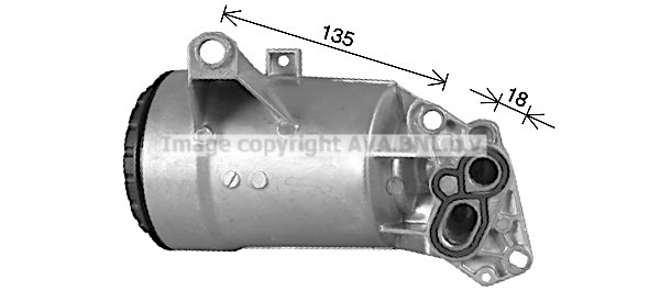 Chłodnica oleju silnikowego AVA QUALITY COOLING RT3660H