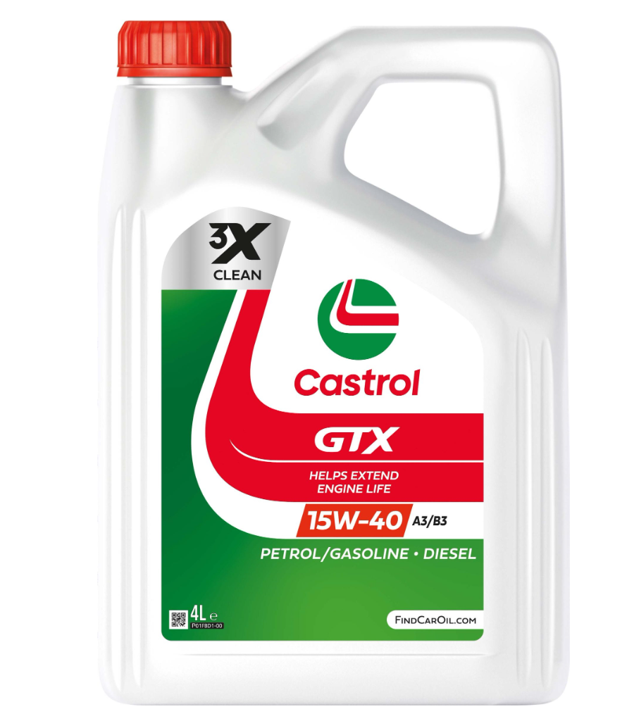 Olej silnikowy CASTROL 15W40 GTX A3/B3 4L