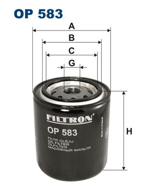 Filtr oleju FILTRON OP583