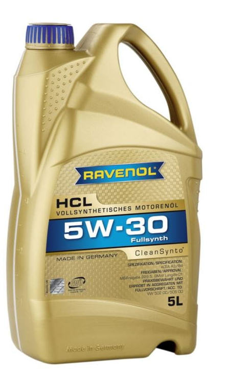 Olej silnikowy RAVENOL 5W30 HCL CleanSynto 5L